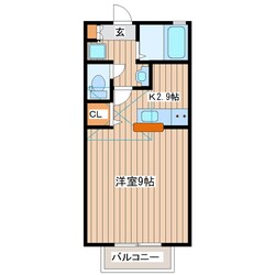 アドバンスコート国見駅前の物件間取画像